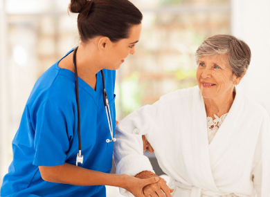 Physiotherapy treatment at home, mobility recovery